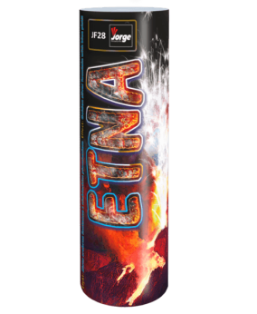 ETNA - 8m 60s Golden silver fountain with blue pistil