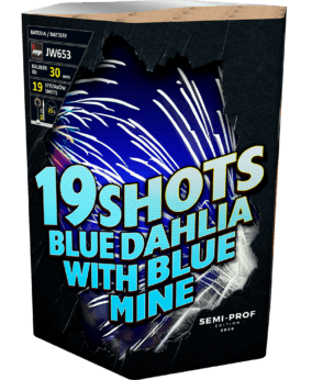 Blue Dahlia W/ Blue Mine